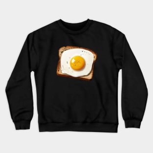 Egg Fried Vintage Japan Japanese Kawaii Coffee Yummy Toast Bread Sandwich Crewneck Sweatshirt